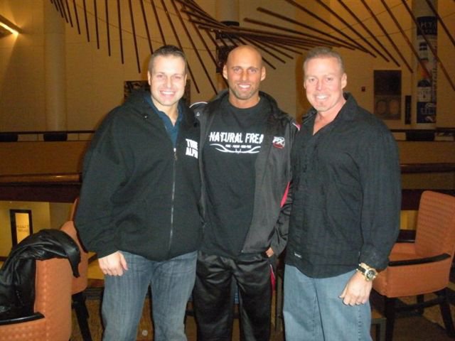James Villepigue with fellow fitness professionals